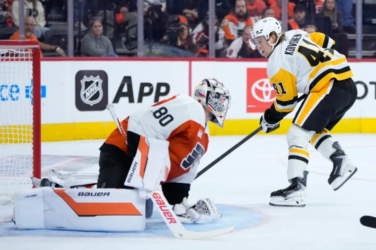 Pens smash Flyers, 7-0